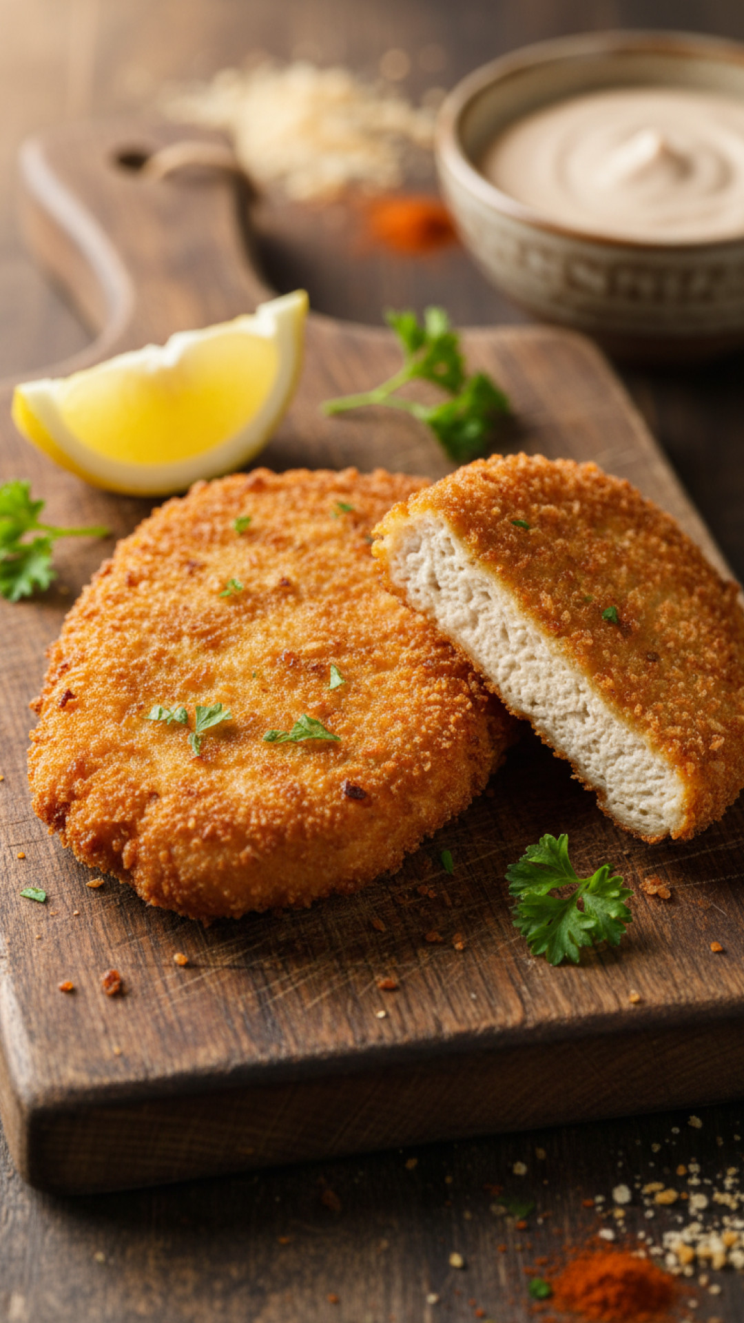 Das ultimative Vegane Schnitzel Preparation