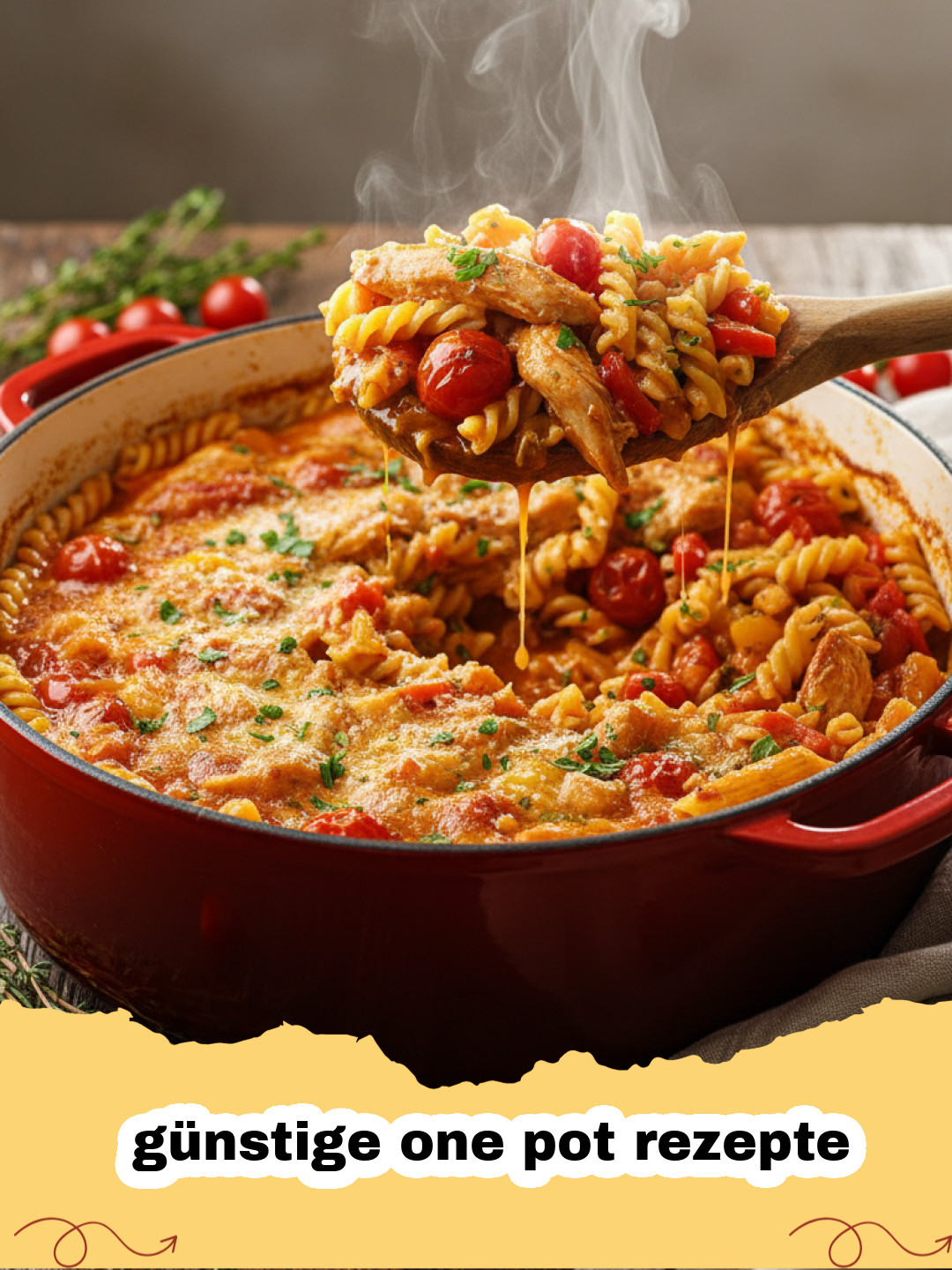 Günstige One Pot Rezepte: Herzhafte Linsen-Pasta für den kleinen Geldbeutel