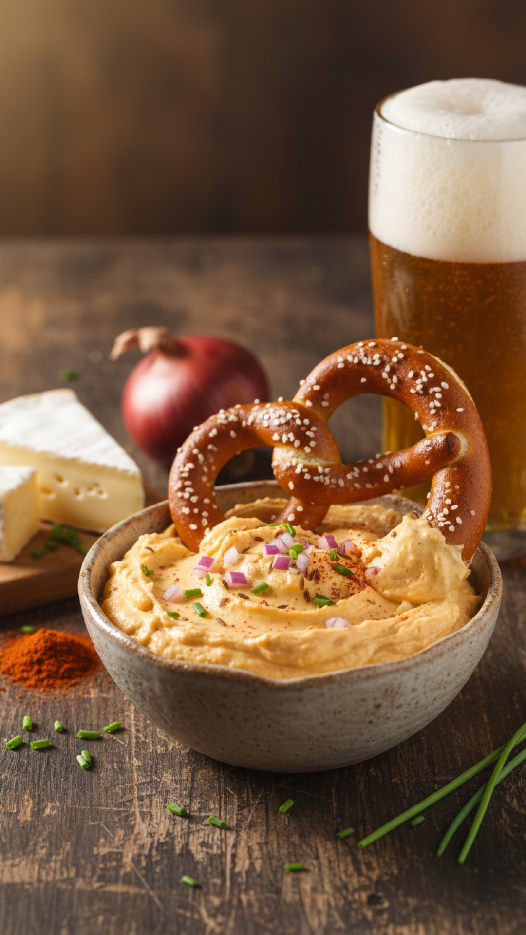 Klassischer Bayerischer Obazda Preparation