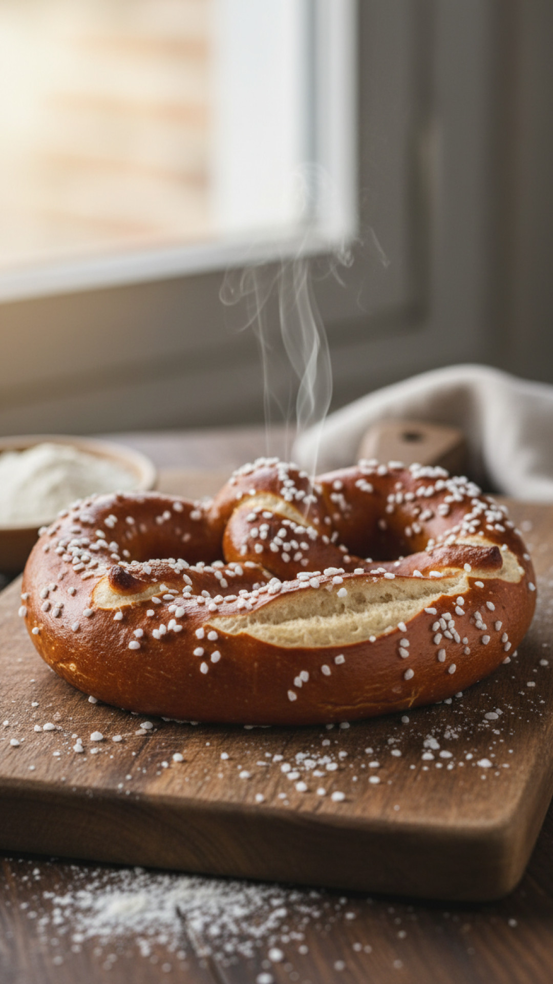 Klassisches Laugenbrezel Rezept Preparation