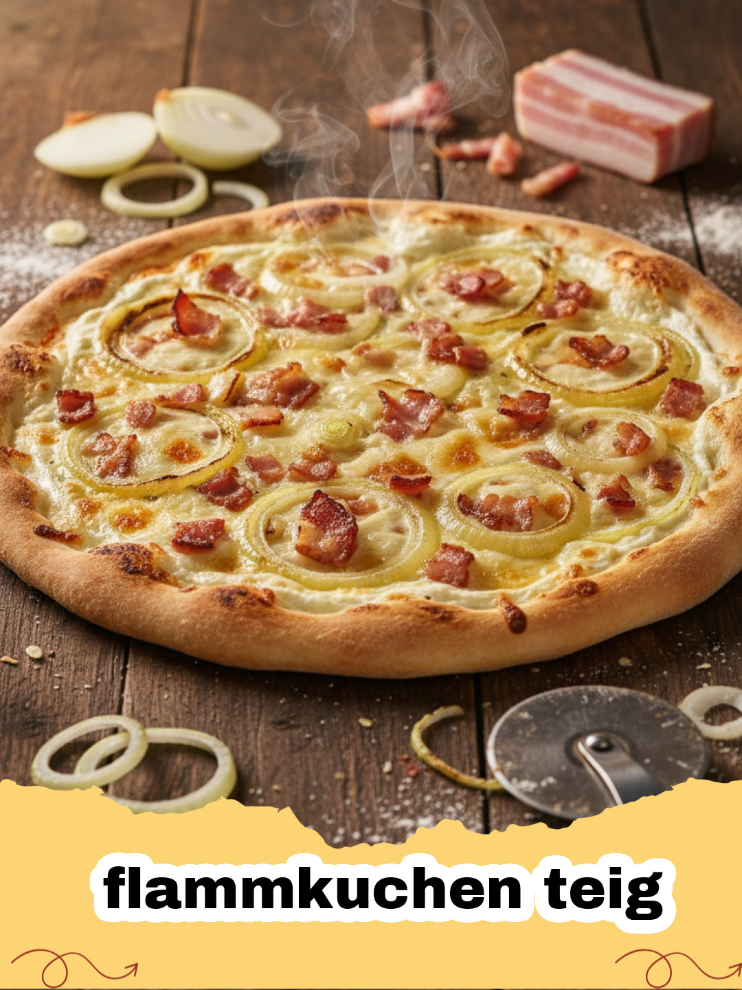 Flammkuchen Teig: Das ultimative Rezept für hauchdünnen Genuss wie im Elsass