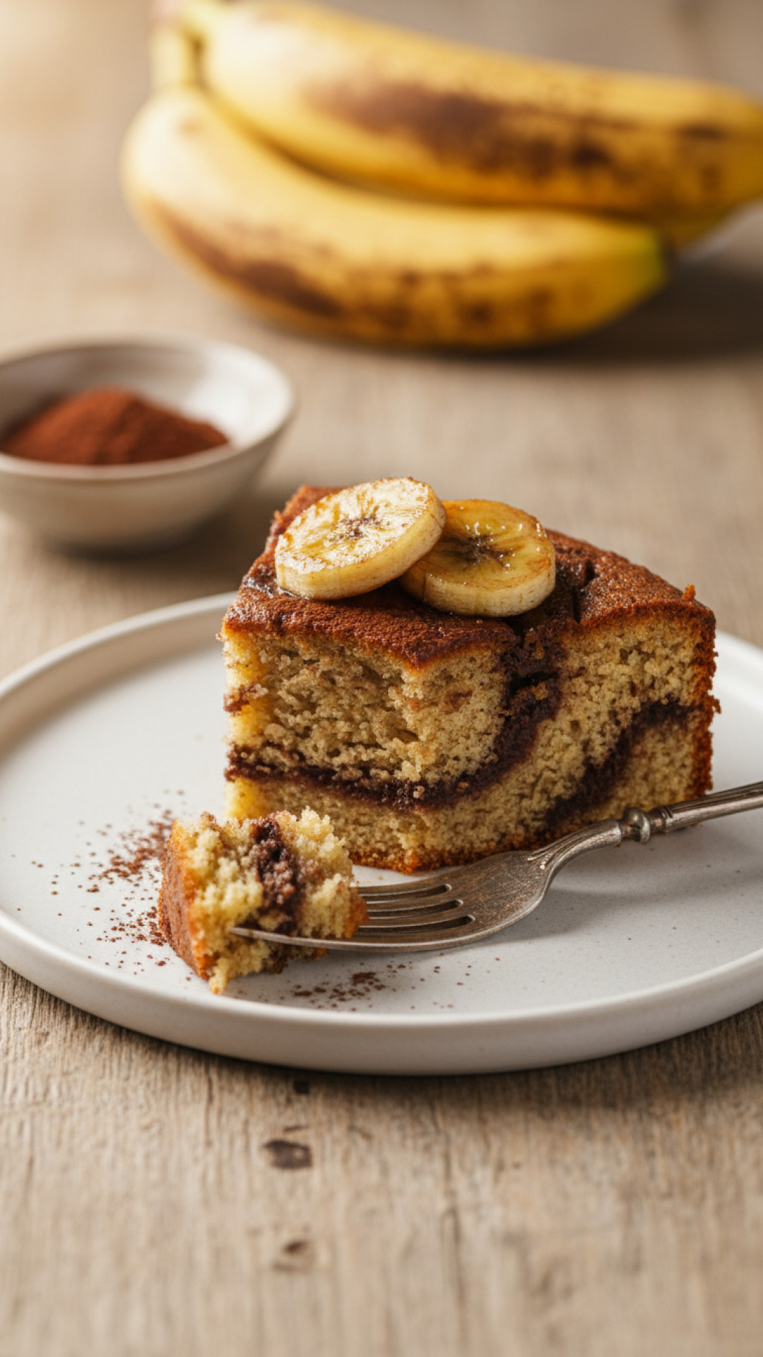 Saftiger Apfel-Zimt-Kuchen mit wenig Zucker Preparation
