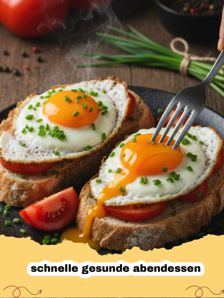 schnelle gesunde abendessen - Eine bunte Pfanne mit Quinoa, Kichererbsen, roter Paprika und grünem Spinat auf einem dunklen Holztisch.