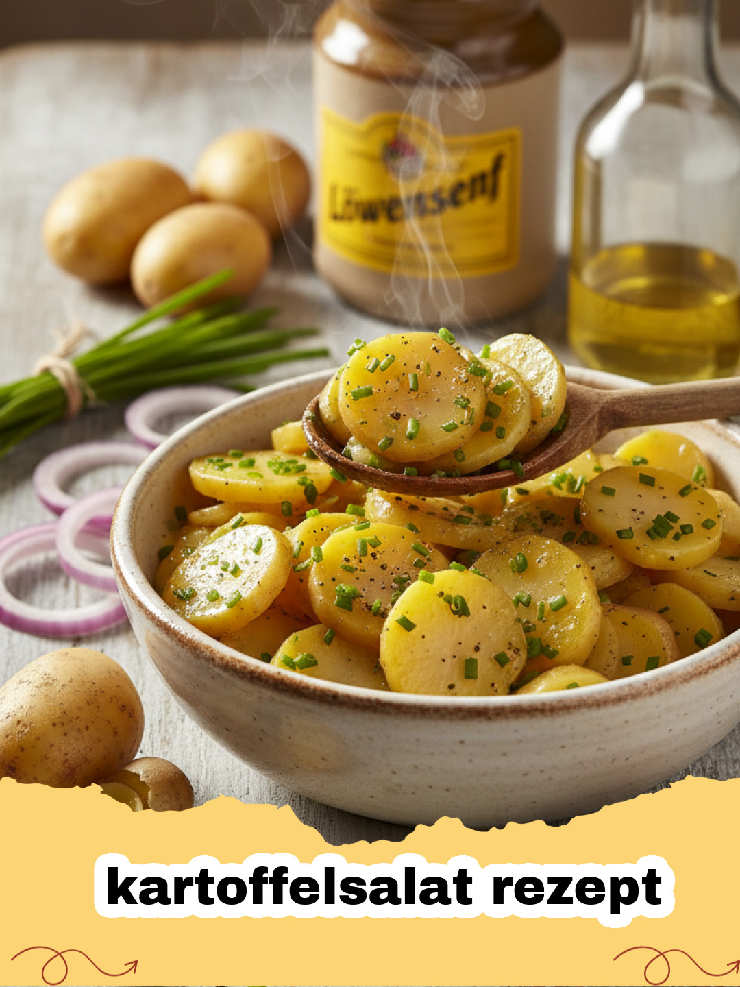 Omas klassischer Kartoffelsalat: Das Geheimnis für das perfekte Familienrezept