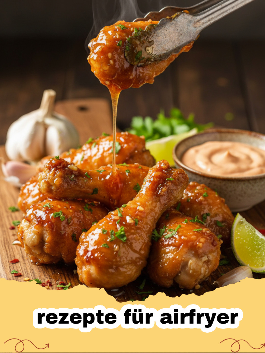 Rezepte für Airfryer: Knusprige Hähnchenschenkel und Goldene Kartoffelecken