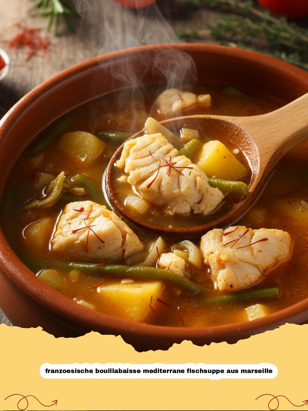 Franzoesische Bouillabaisse: Die authentische mediterrane Fischsuppe aus Marseille