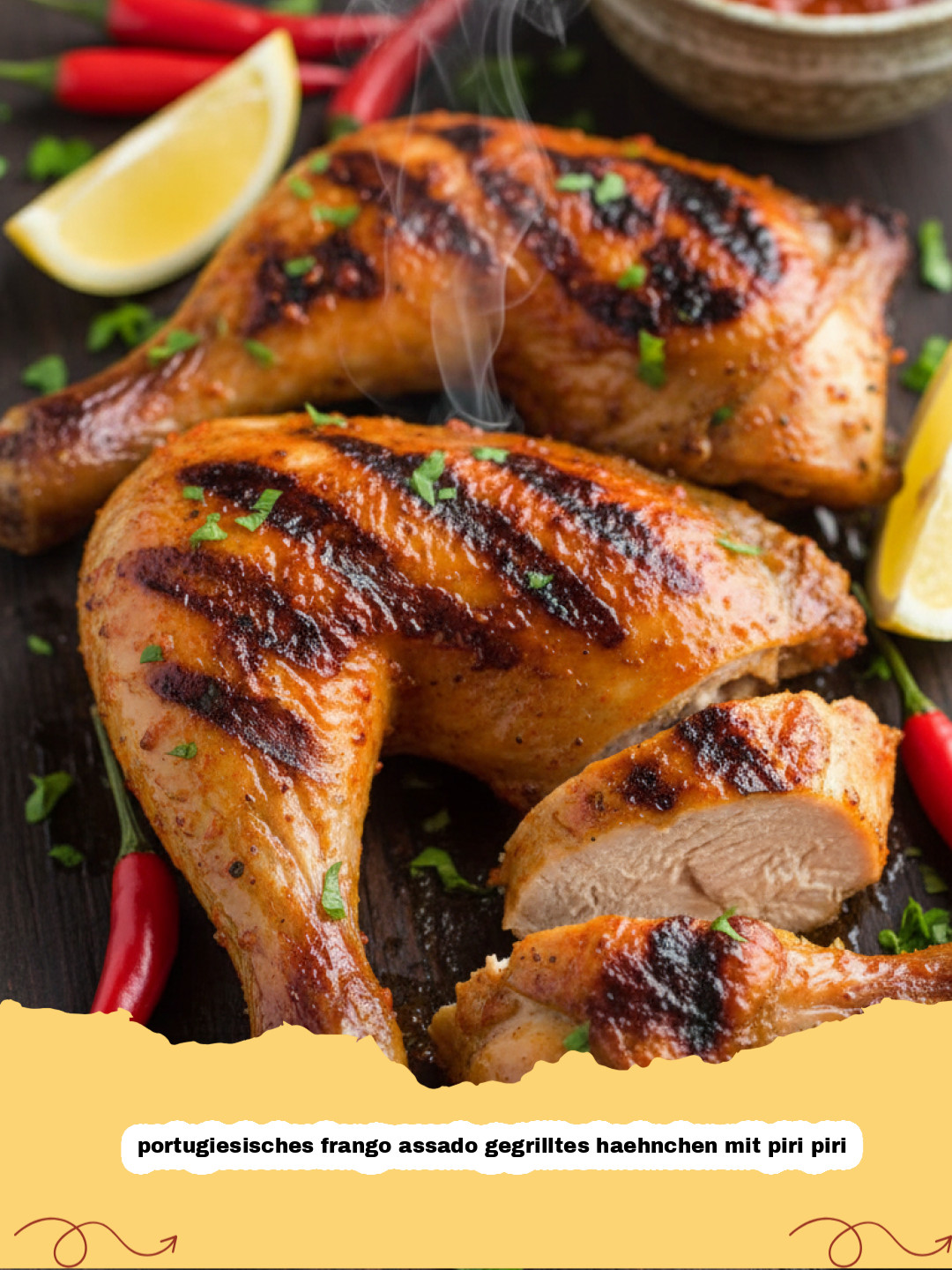 Portugiesisches Frango Assado: Das Geheimnis für gegrilltes Hähnchen mit Piri Piri