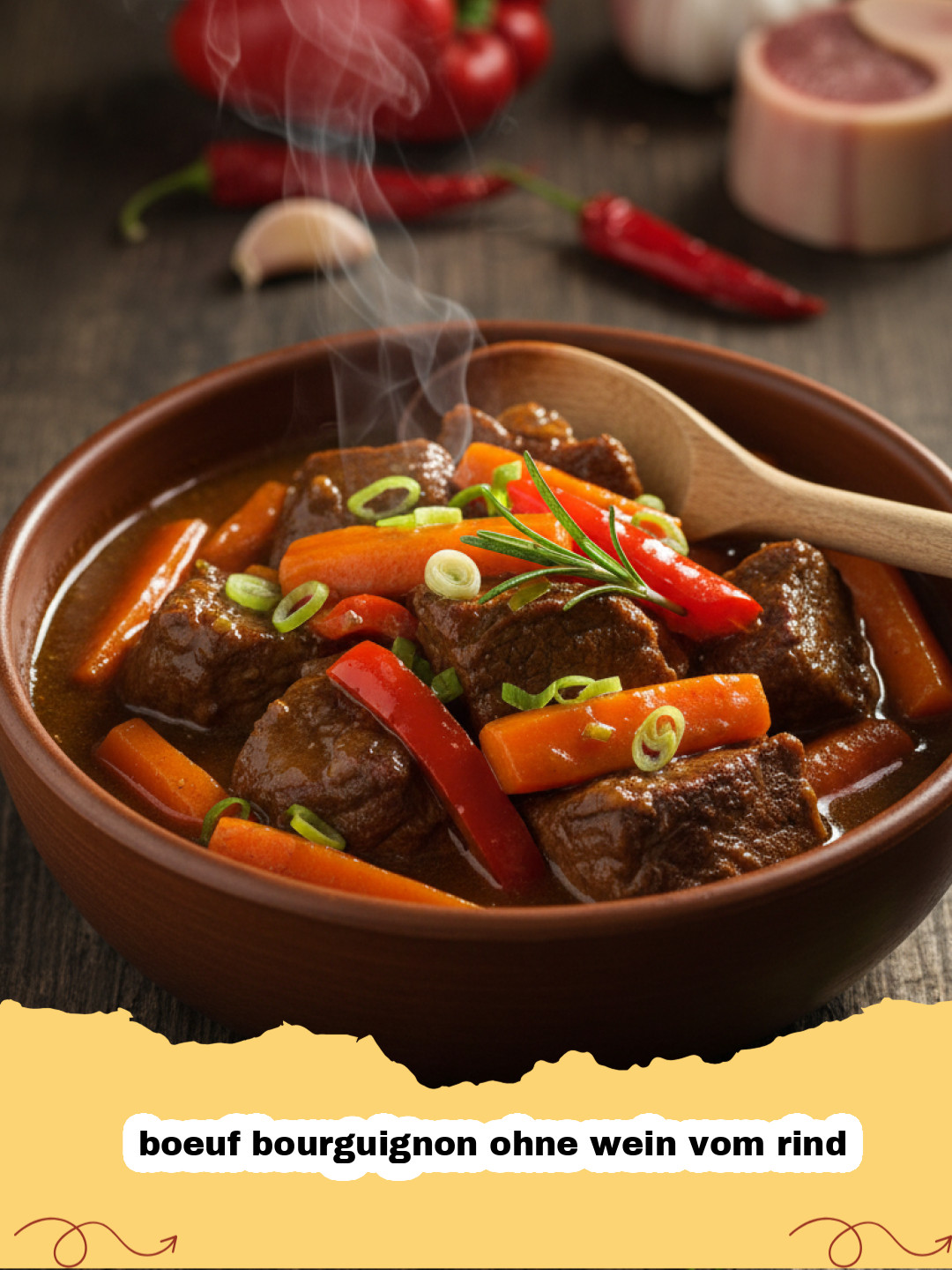 Boeuf Bourguignon ohne Wein vom Rind: Der ultimative Schmor-Klassiker für die ganze Familie