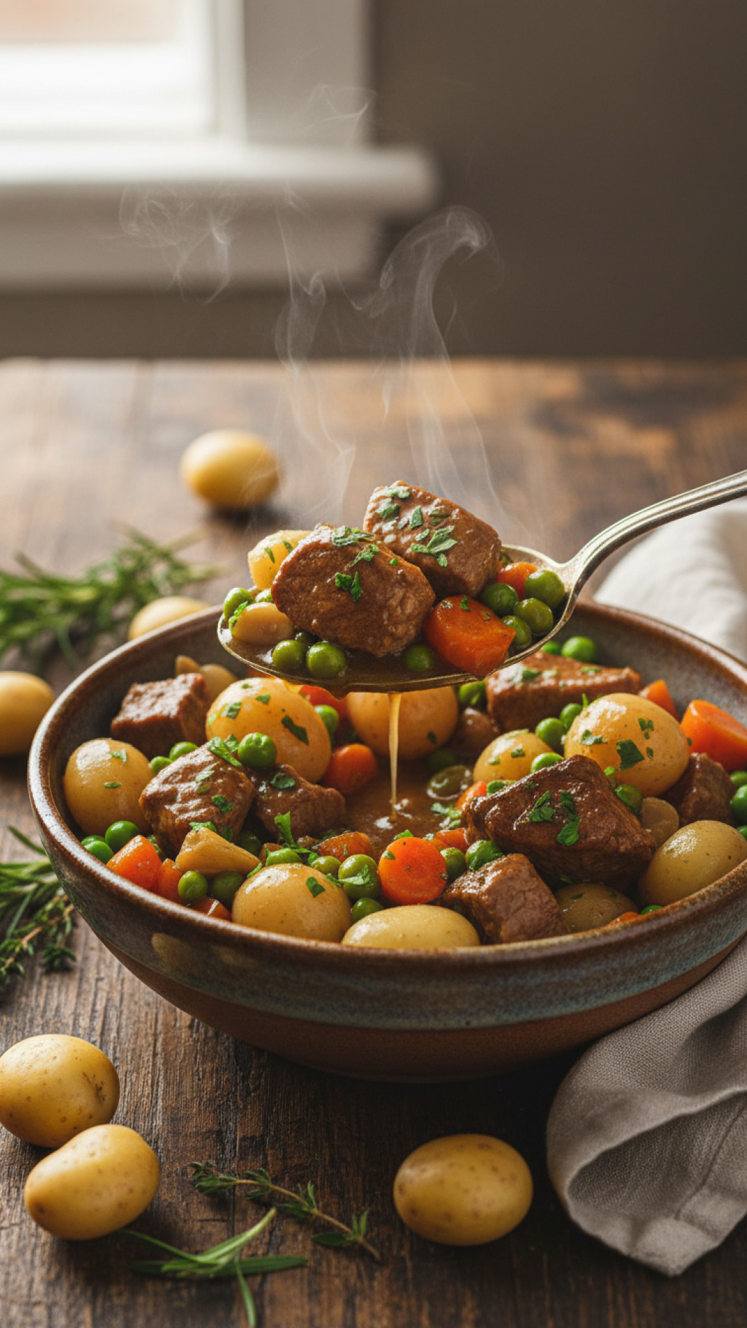 Britisches Navarin of Lamb (Frühlings-Lammragout) Preparation