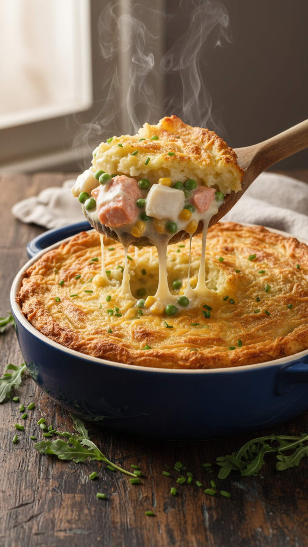 Englische Fischpastete mit Kartoffelkruste (Fish Pie) Preparation