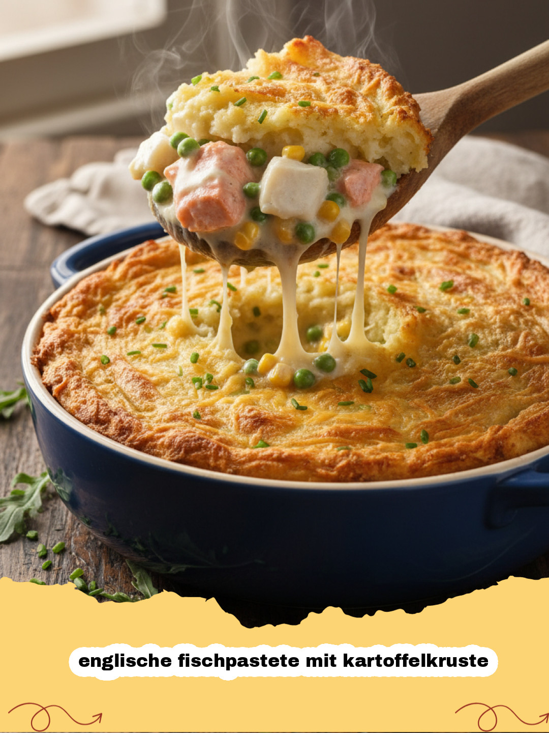 Die ultimative englische Fischpastete mit Kartoffelkruste – Ein Klassiker neu entdeckt