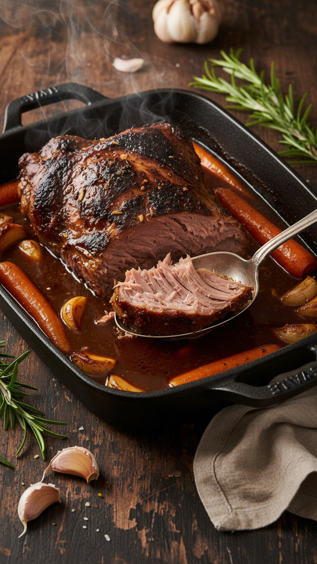 Franzoesisches Gigot de Sept Heures Preparation