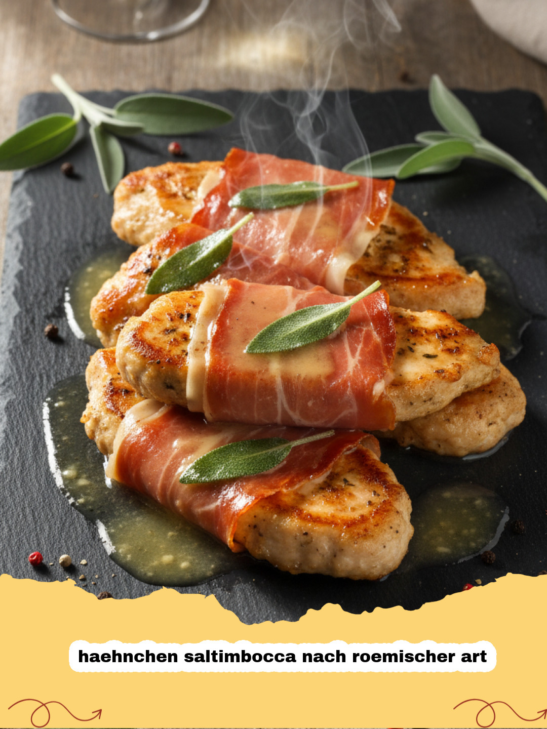 Hähnchen Saltimbocca nach römischer Art: Ein mediterraner Genuss