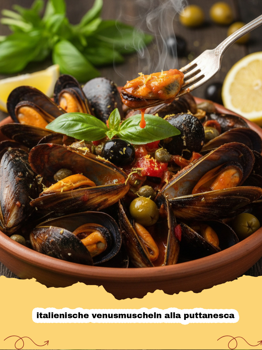 Italienische Venusmuscheln alla Puttanesca: Ein mediterraner Traum