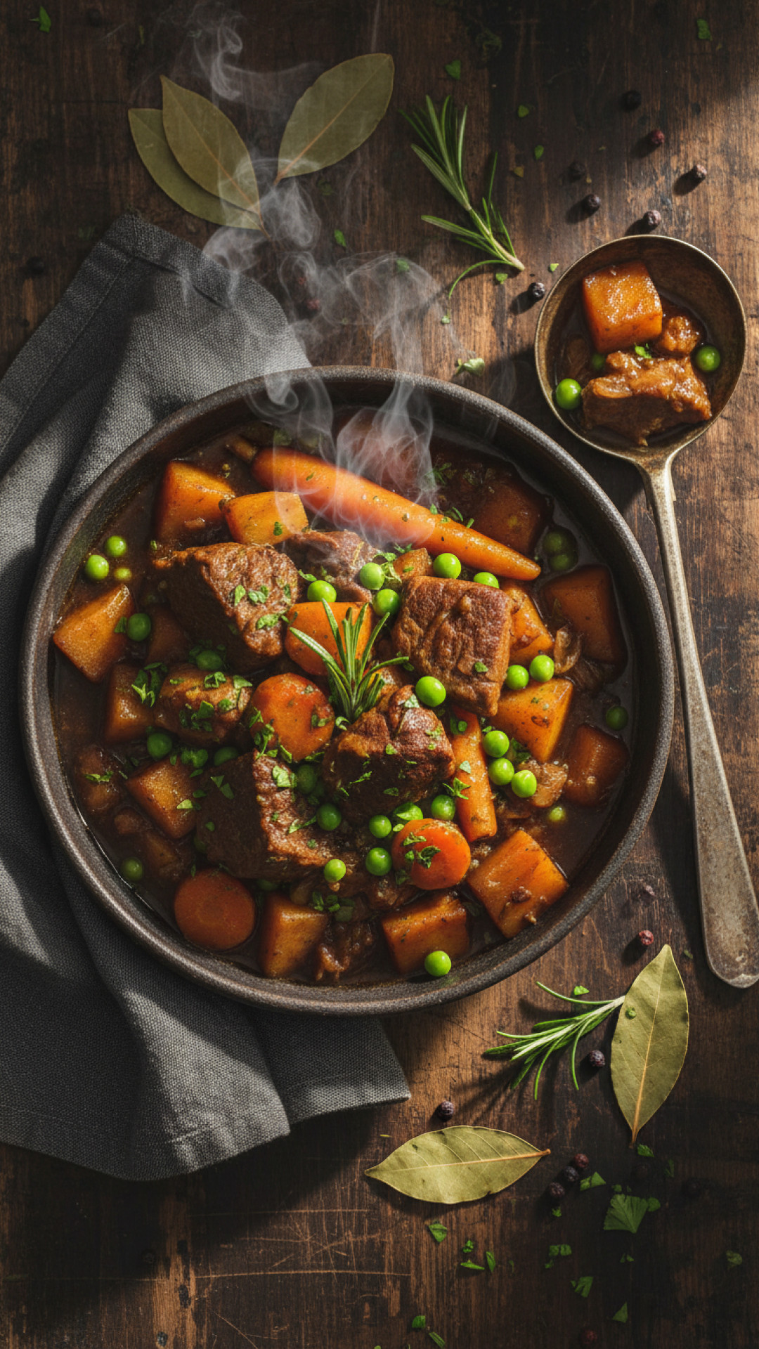 Irisches Lammragout mit Guinness Ersatzsoße Preparation