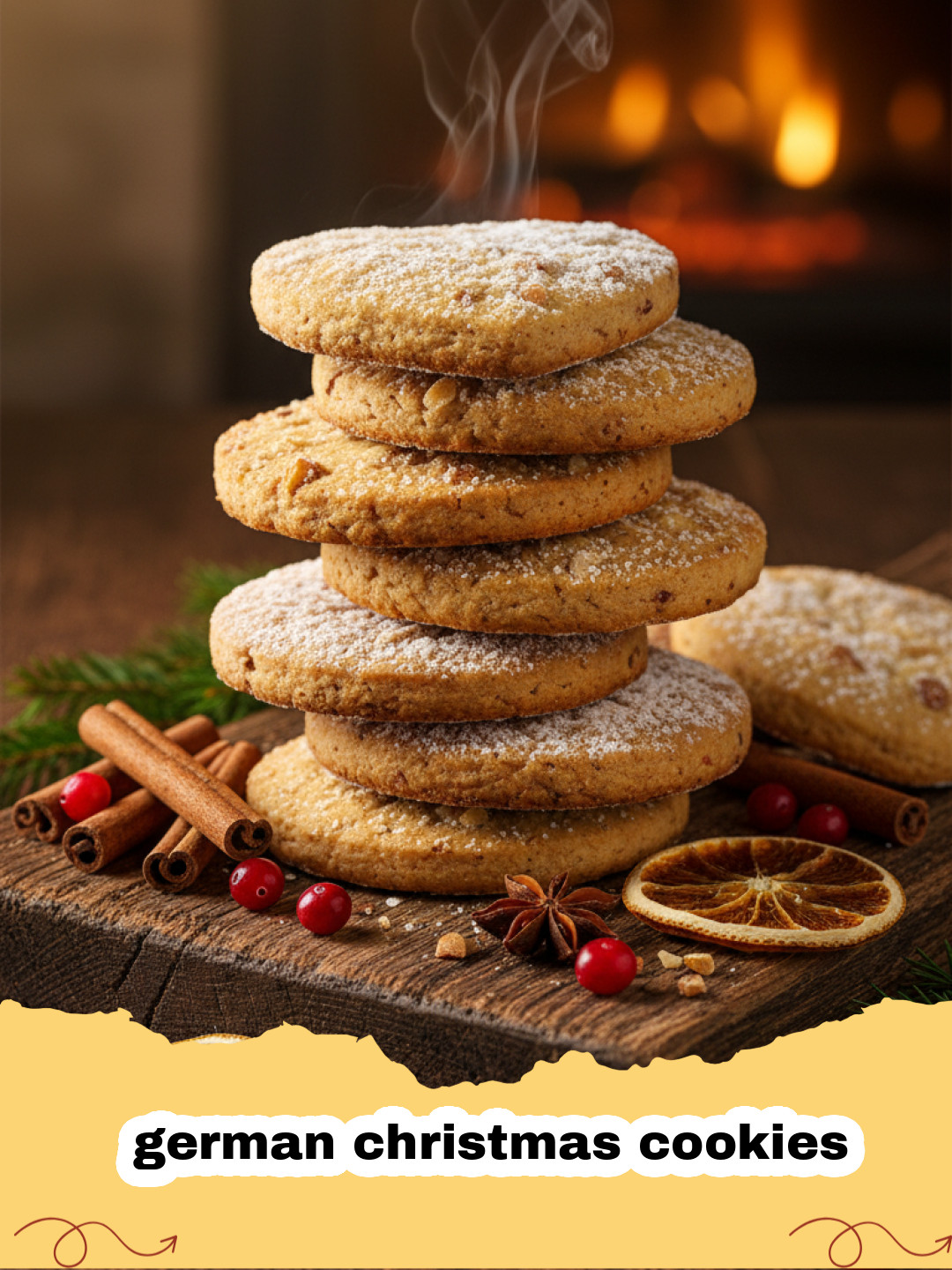 Die Magie der Zimtsterne: Traditionelle german christmas cookies für die Adventszeit