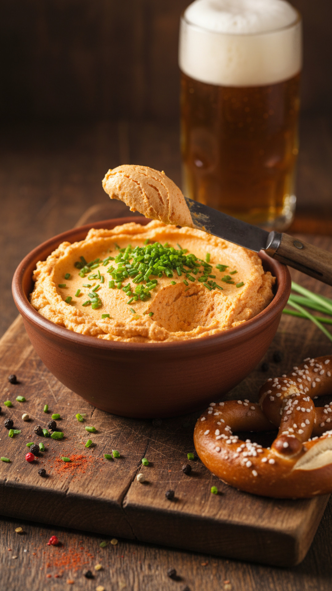 Klassischer Bayerischer Obatzda Preparation