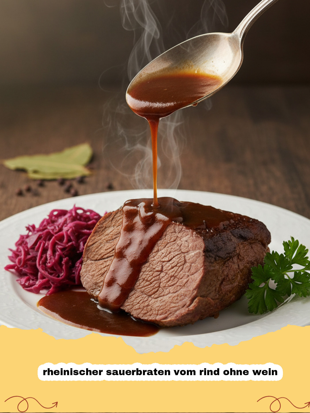Rheinischer Sauerbraten vom Rind ohne Wein: Das traditionelle Familienrezept