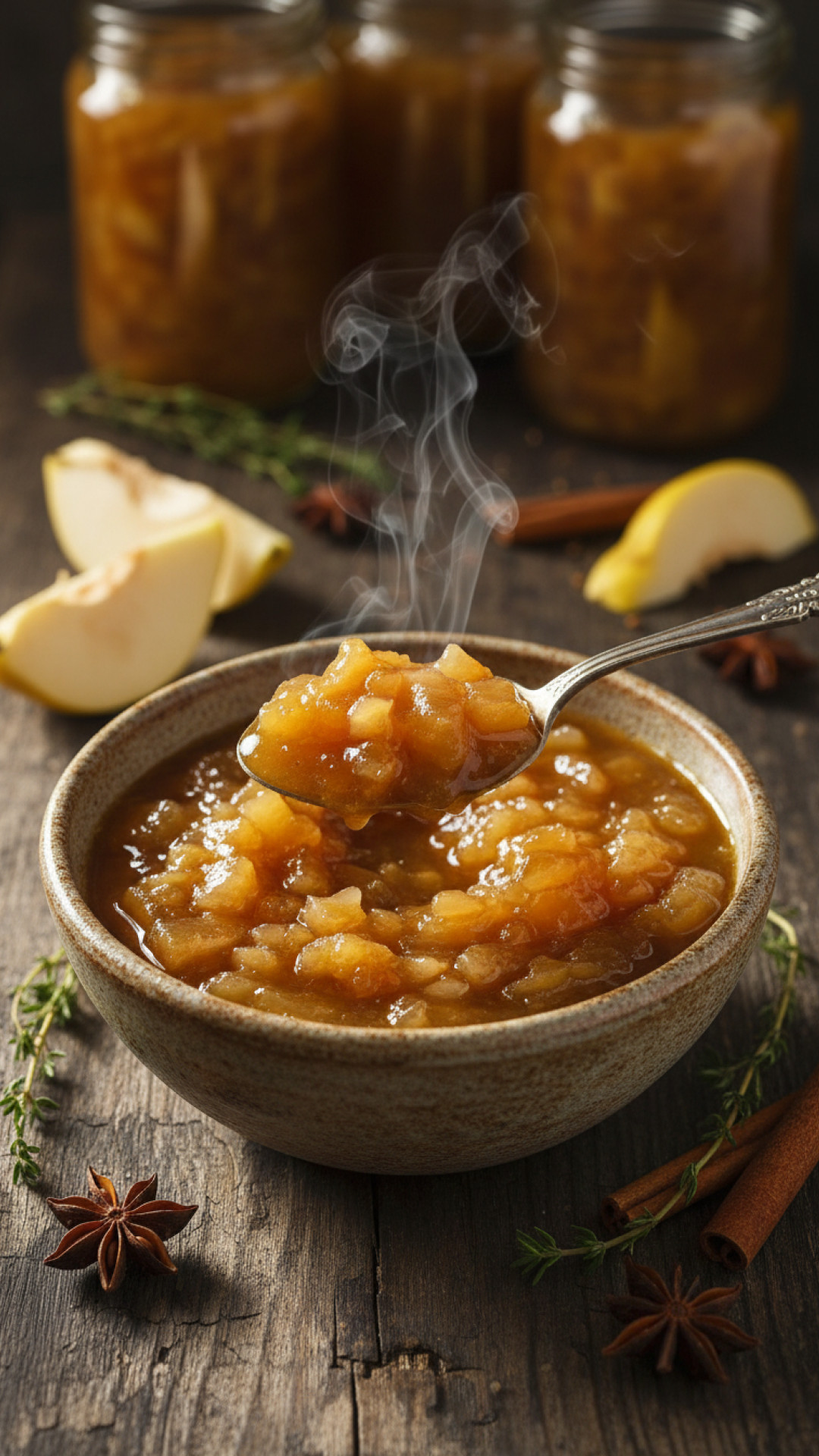 Klassisches Quittengelee mit Zimt Preparation