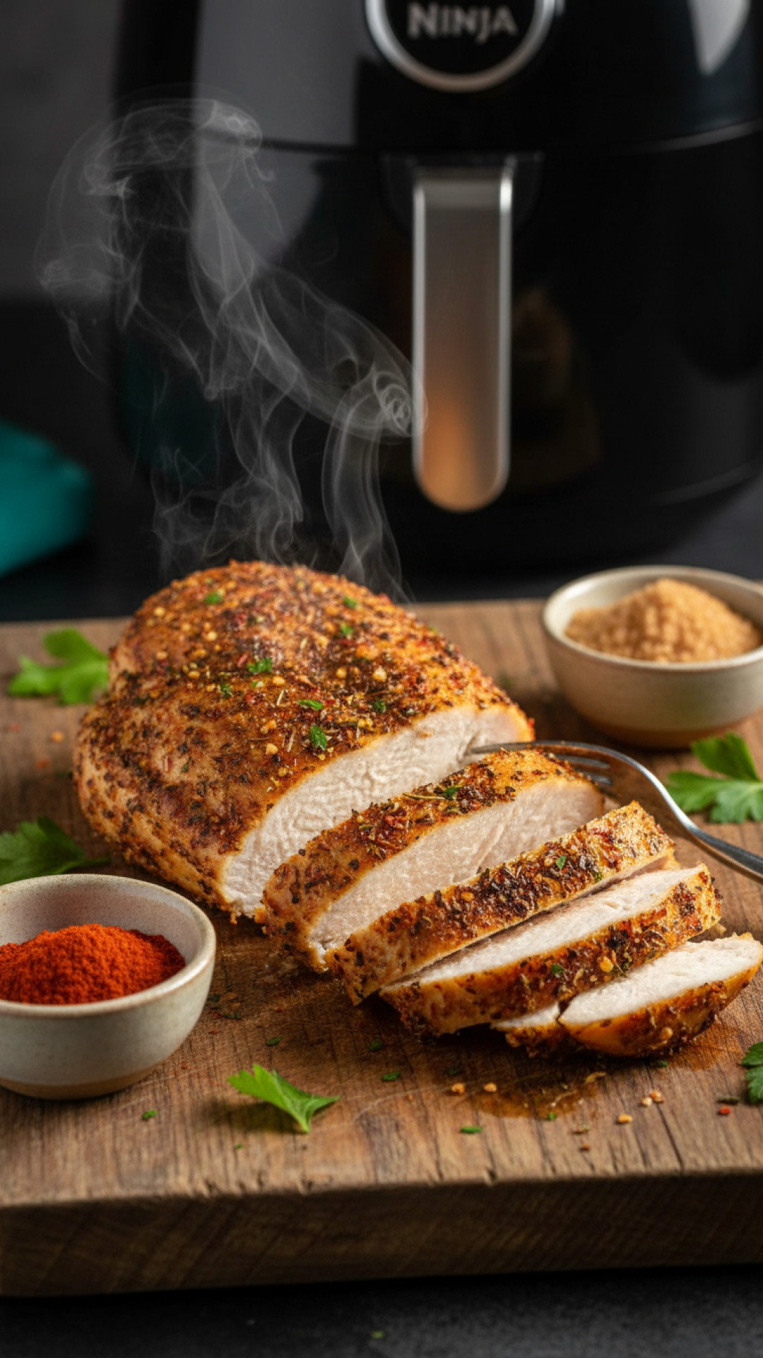 Knusprige Buffalo Wings aus dem Ninja Airfryer Preparation