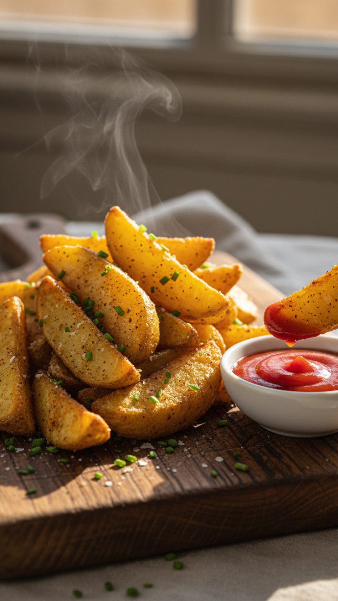 Mediterranes Airfryer-Gemüse mit Halloumi Preparation