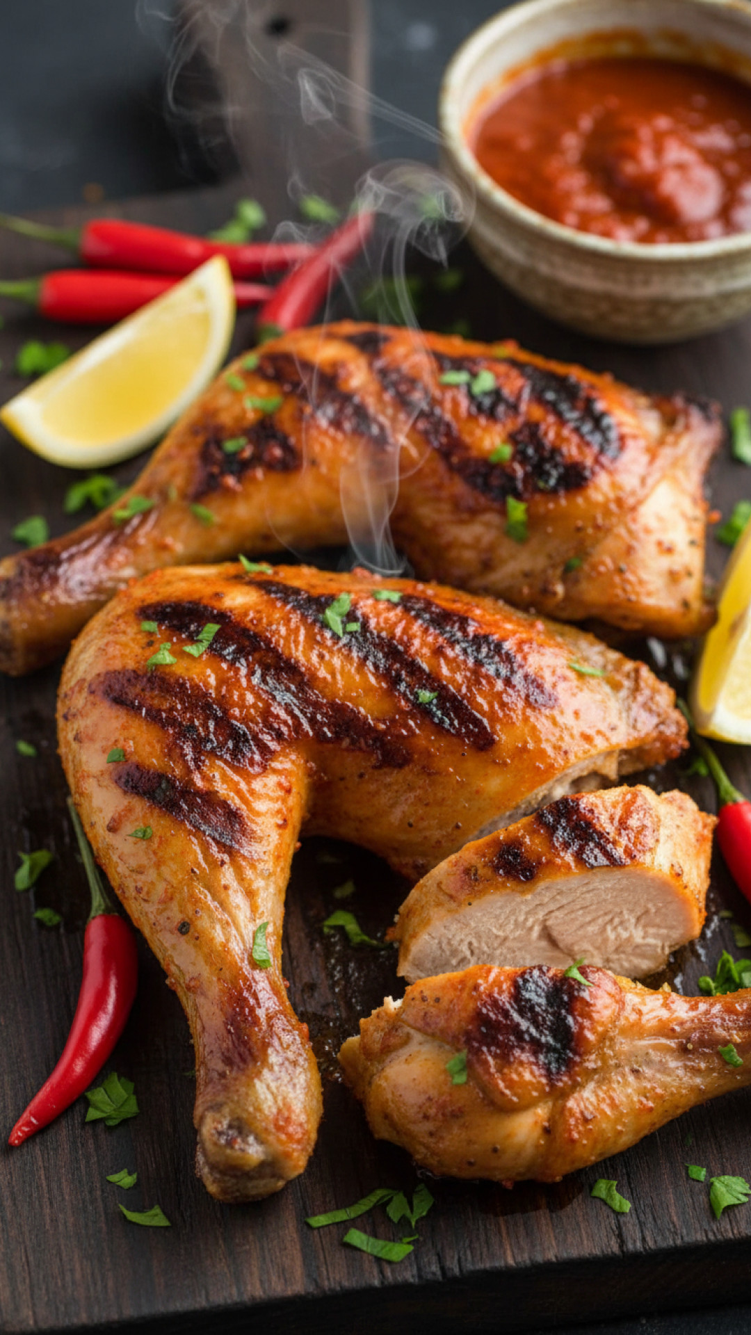 Portugiesisches Frango Assado (Piri Piri Hähnchen) Preparation