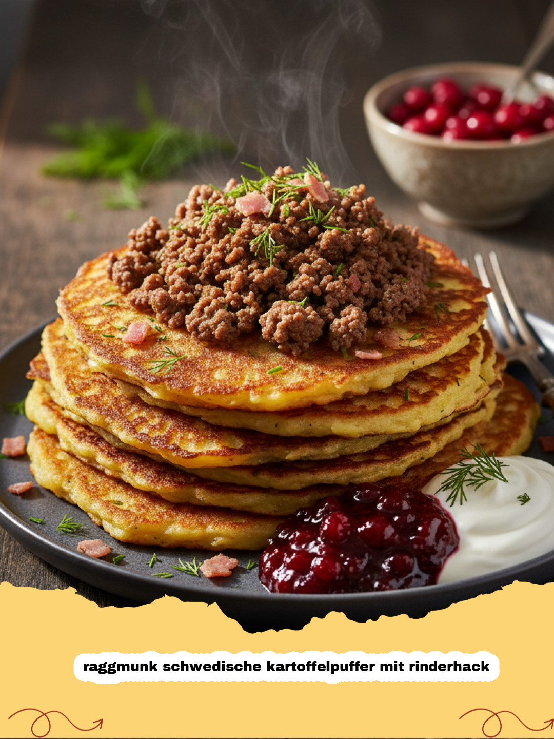 Raggmunk: Der ultimative Guide für schwedische Kartoffelpuffer mit Rinderhack