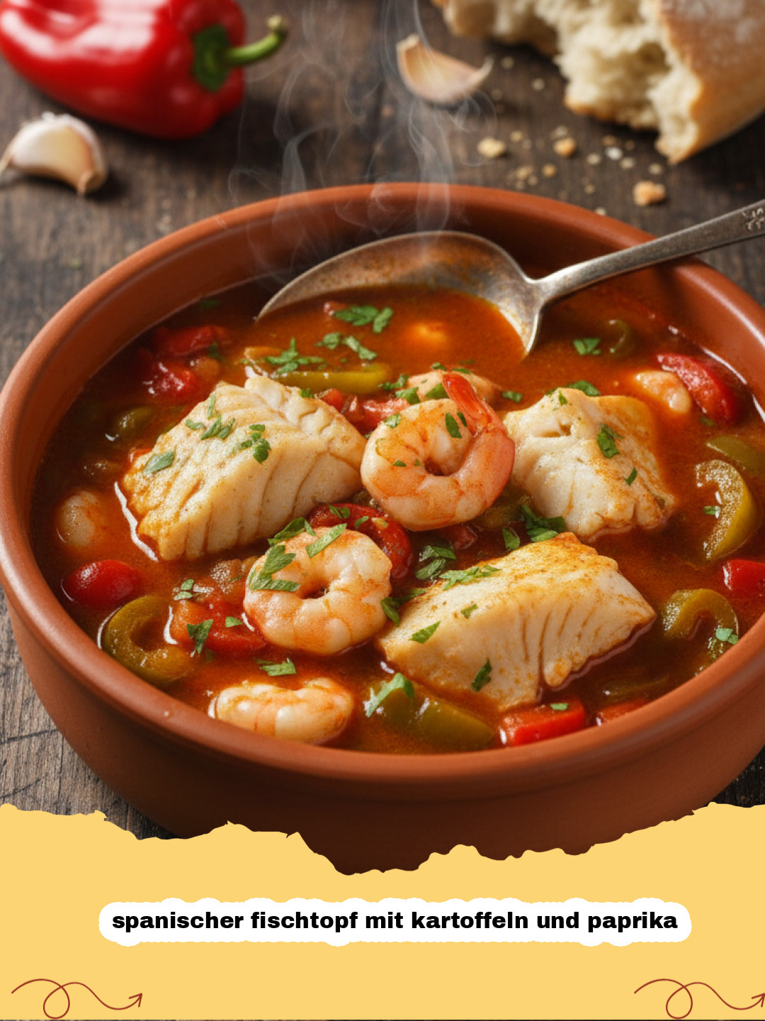 Spanischer Fischtopf mit Kartoffeln und Paprika: Ein aromatisches Küsten-Erlebnis