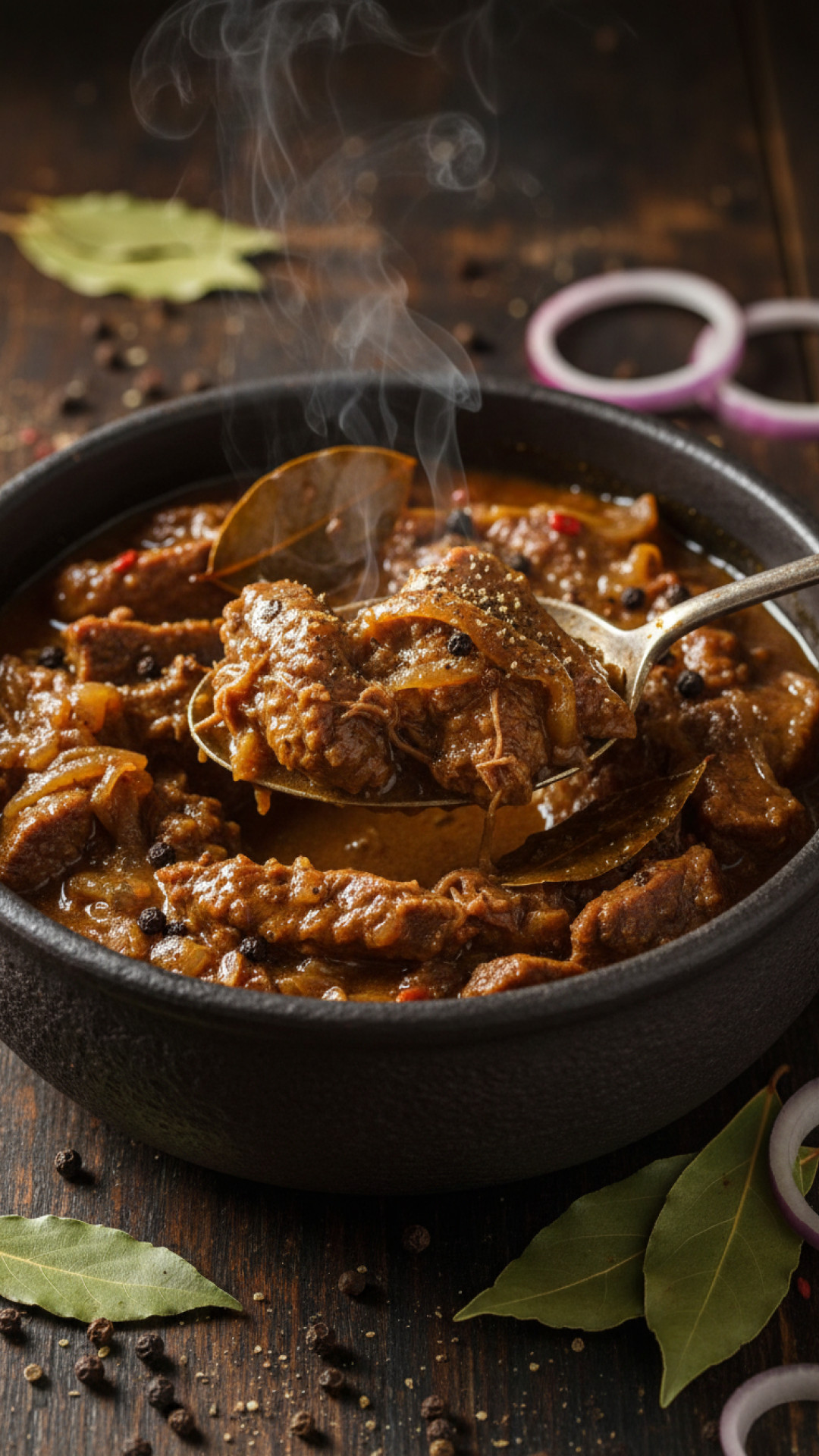 Westfälisches Pfefferpotthast vom Rind Preparation