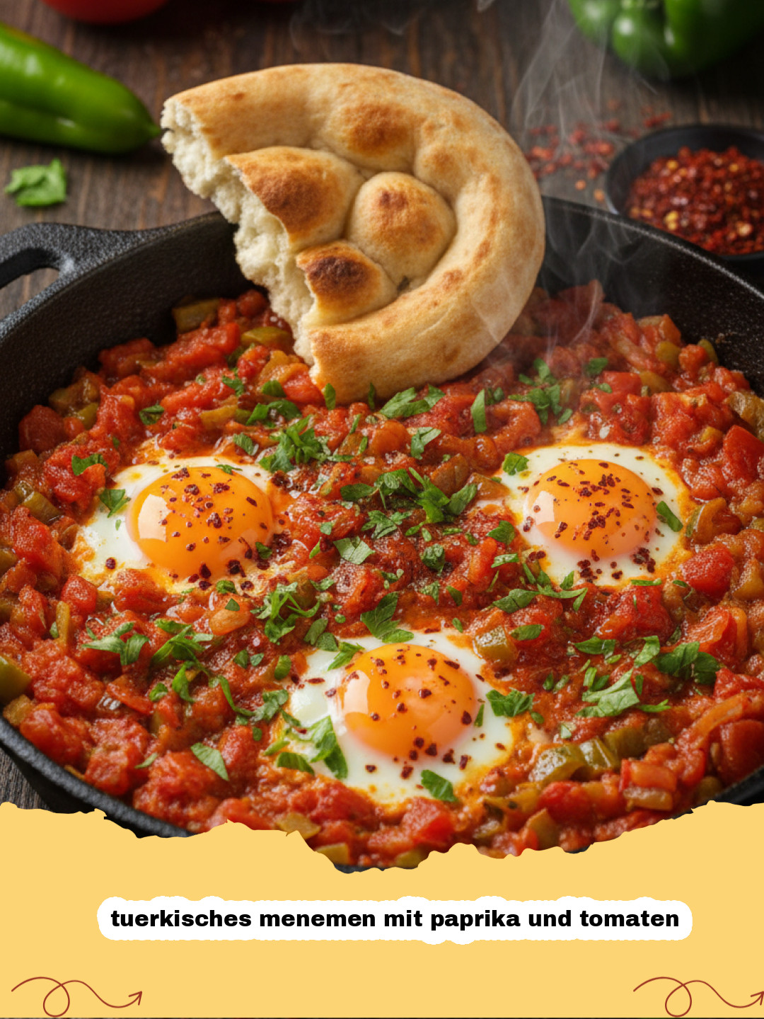 Das Beste Türkische Menemen mit Paprika und Tomaten: Ein Sonnenstrahl auf dem Teller