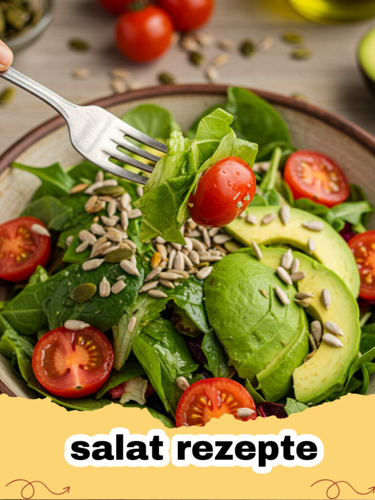 salat rezepte - Mediterraner Quinoa-Salat in einer weißen Schüssel mit frischen Kräutern