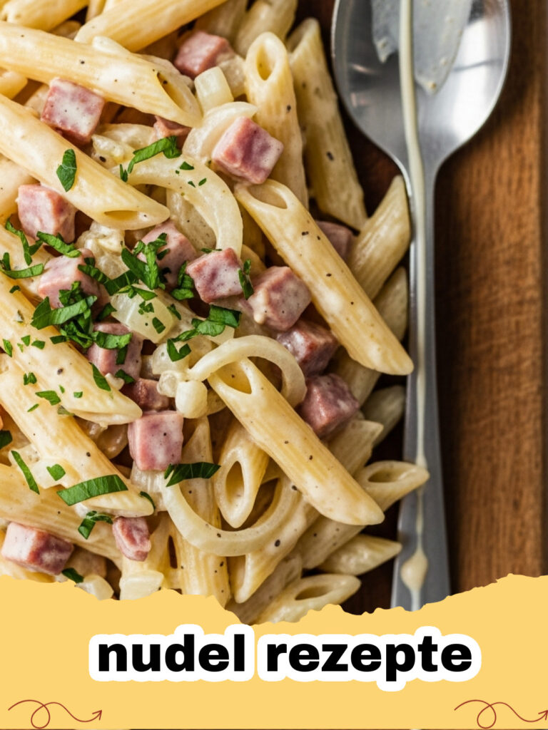 nudel rezepte - Ein Teller cremige Knoblauch-Parmesan-Pasta mit Petersilie