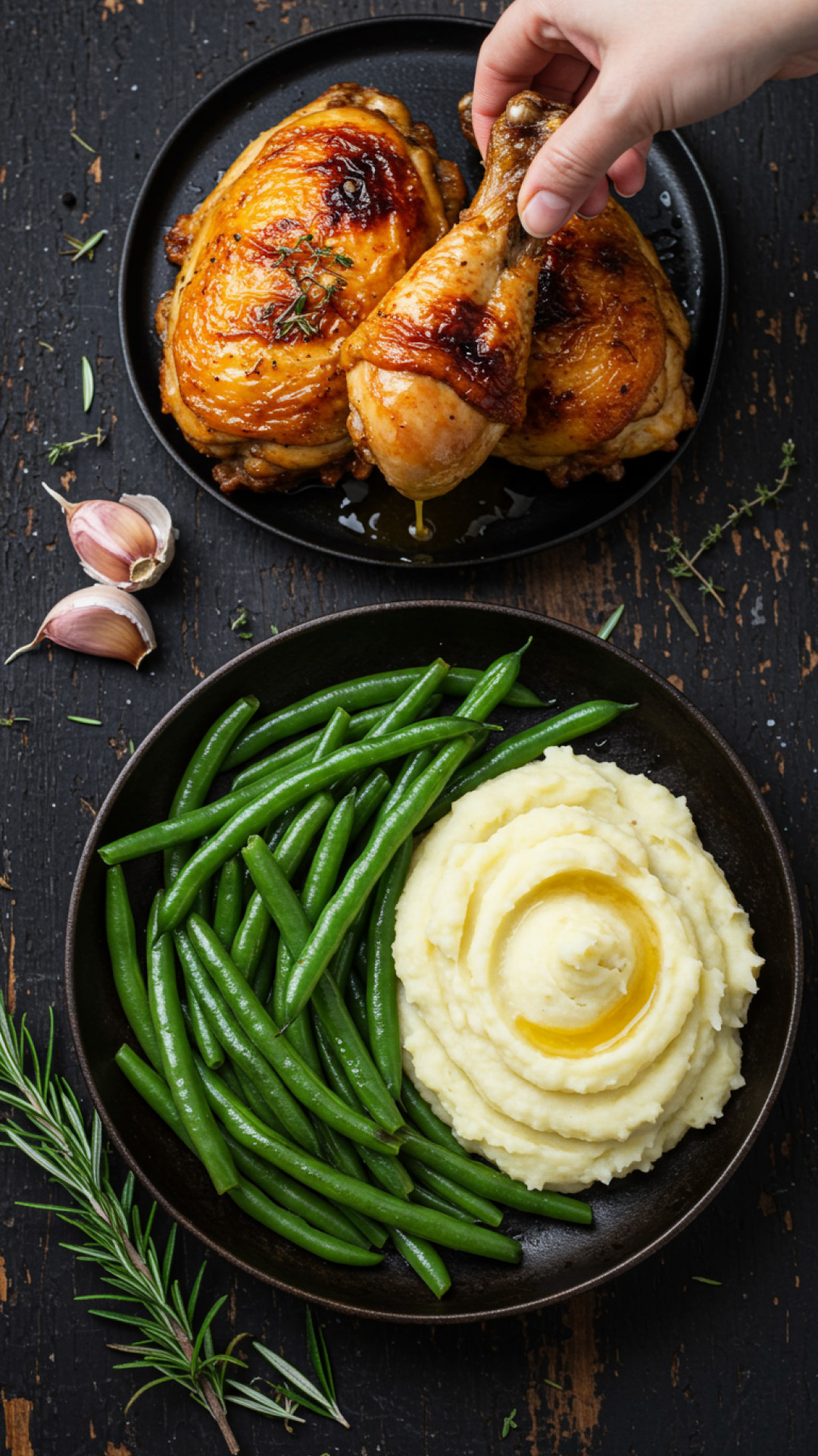 Cremige One-Pot-Pasta mit Spinat und Tomaten Preparation
