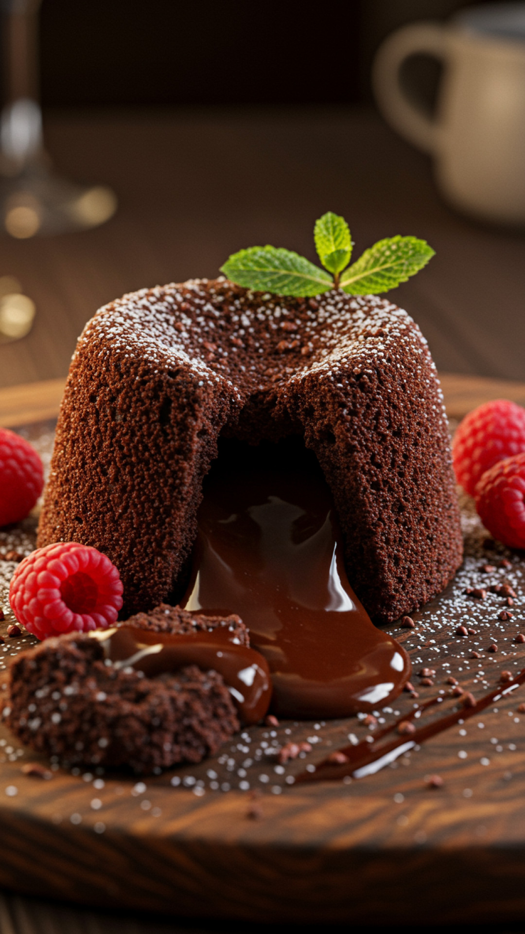 Cremige Vanille Panna Cotta mit Himbeerspiegel Preparation