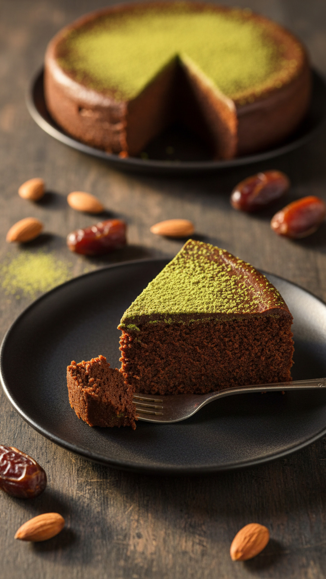 Cremiger Schokokuchen ohne Backen mit Avocado Preparation