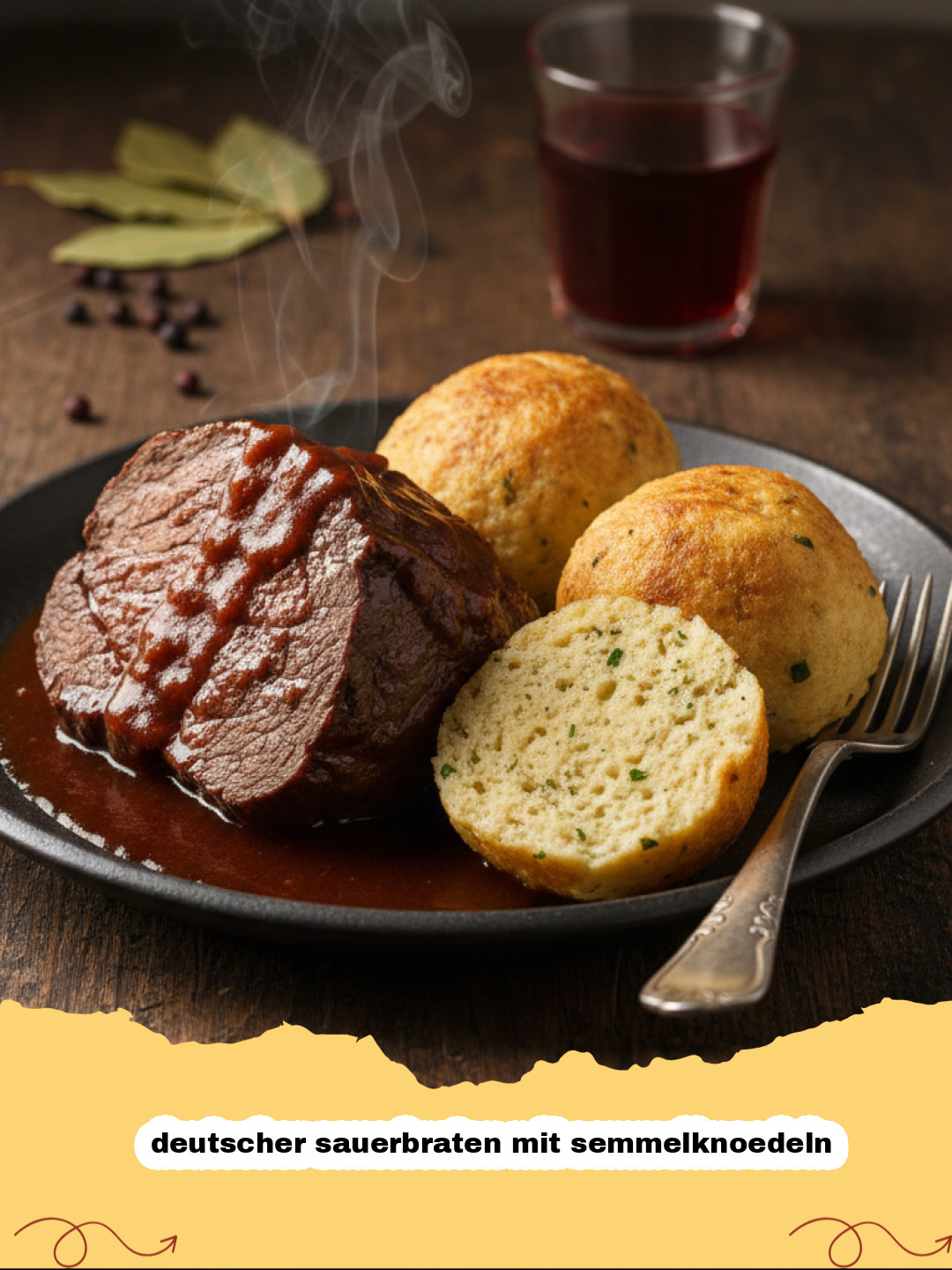 Deutscher Sauerbraten mit Semmelknödeln: Das ultimative Traditionsrezept für zartes Fleisch wie bei Oma