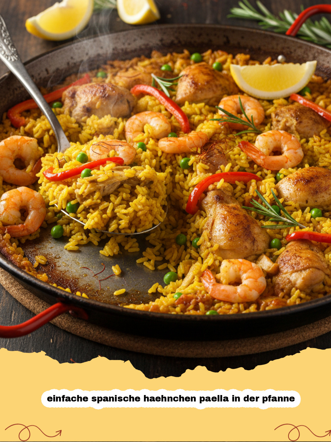 Urlaubsfeeling pur: Deine einfache spanische Hähnchen Paella in der Pfanne