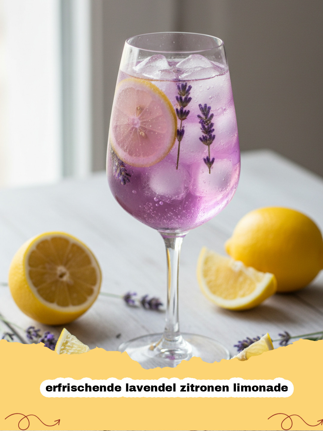 Erfrischende Lavendel Zitronen Limonade: Ein Hauch von Provence für heiße Tage