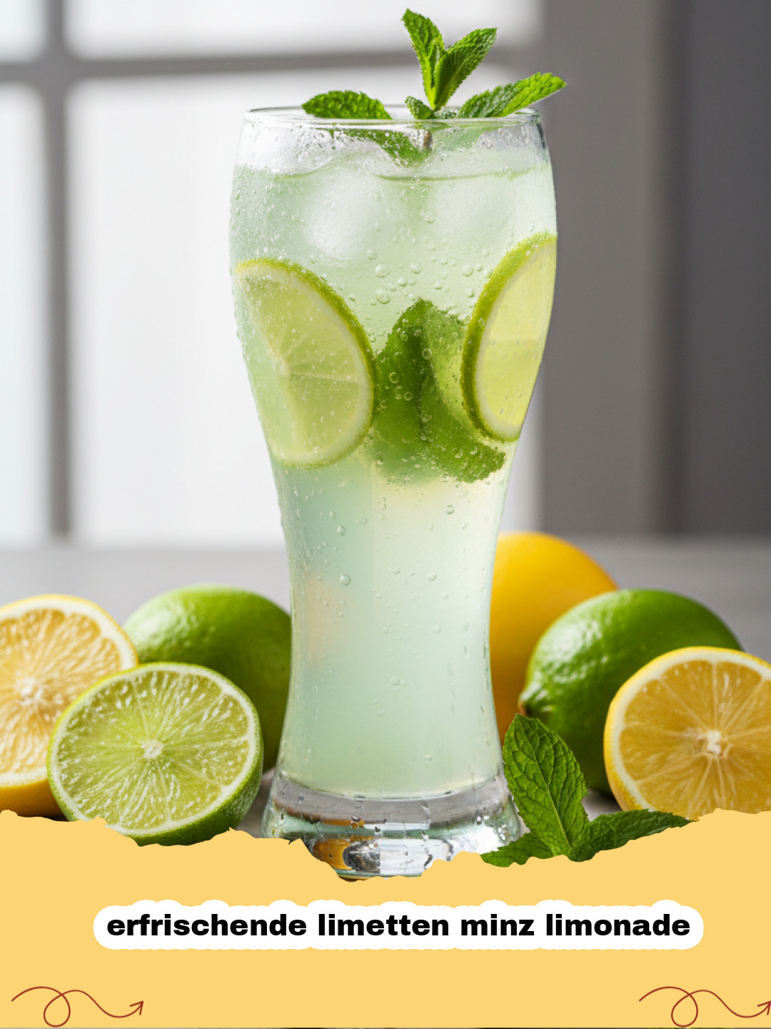 Die Ultimative Erfrischung: Selbstgemachte Limetten-Minz-Limonade