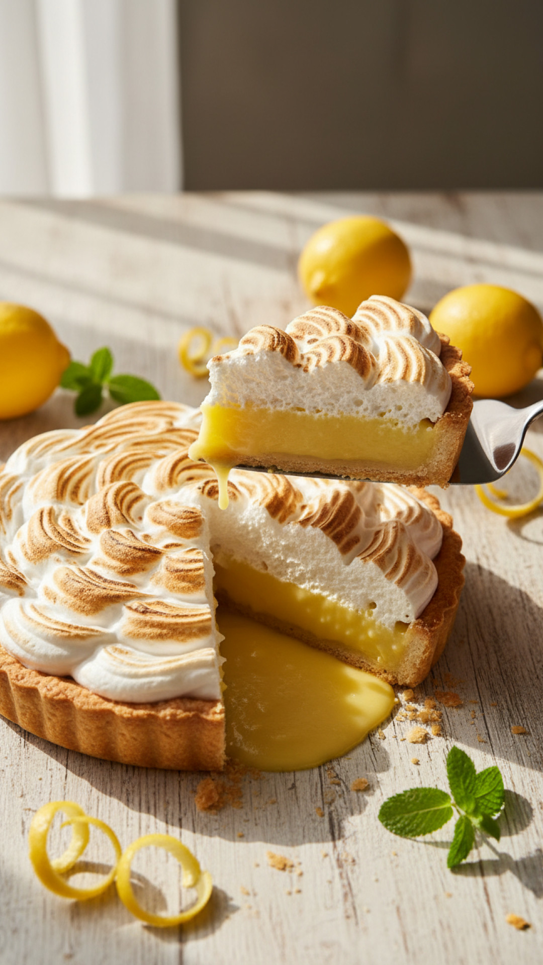 Französischer Zitronen-Baiser-Kuchen (Tarte au Citron Meringuée) Preparation