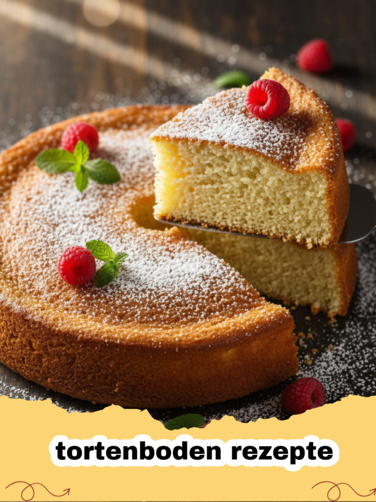 tortenboden rezepte - Frisch gebackener goldgelber Tortenboden auf einem Kuchengitter