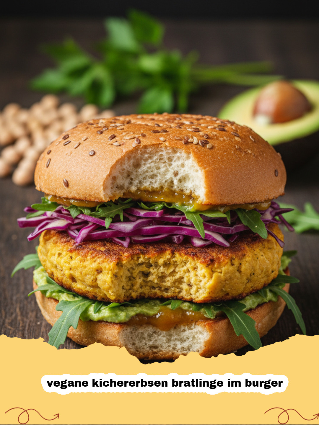 Saftige Vegane Kichererbsen Bratlinge im Burger: Das ultimative Rezept