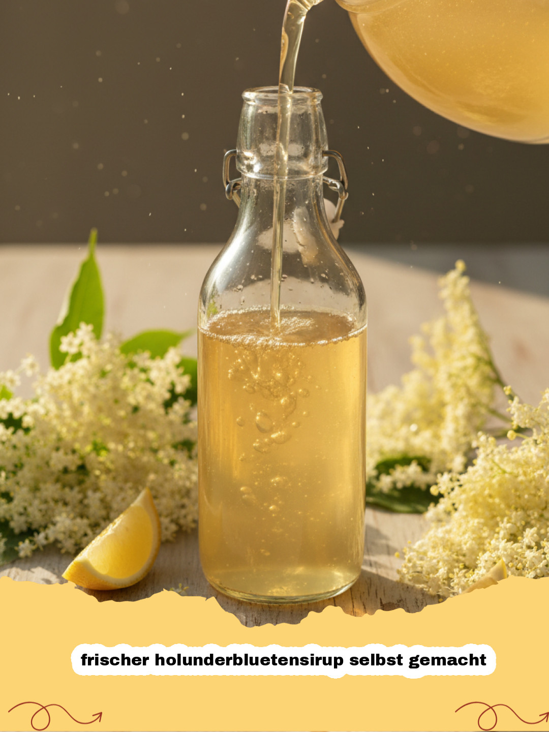 Ein Schluck Sommer: Dein selbstgemachter Holunderblütensirup