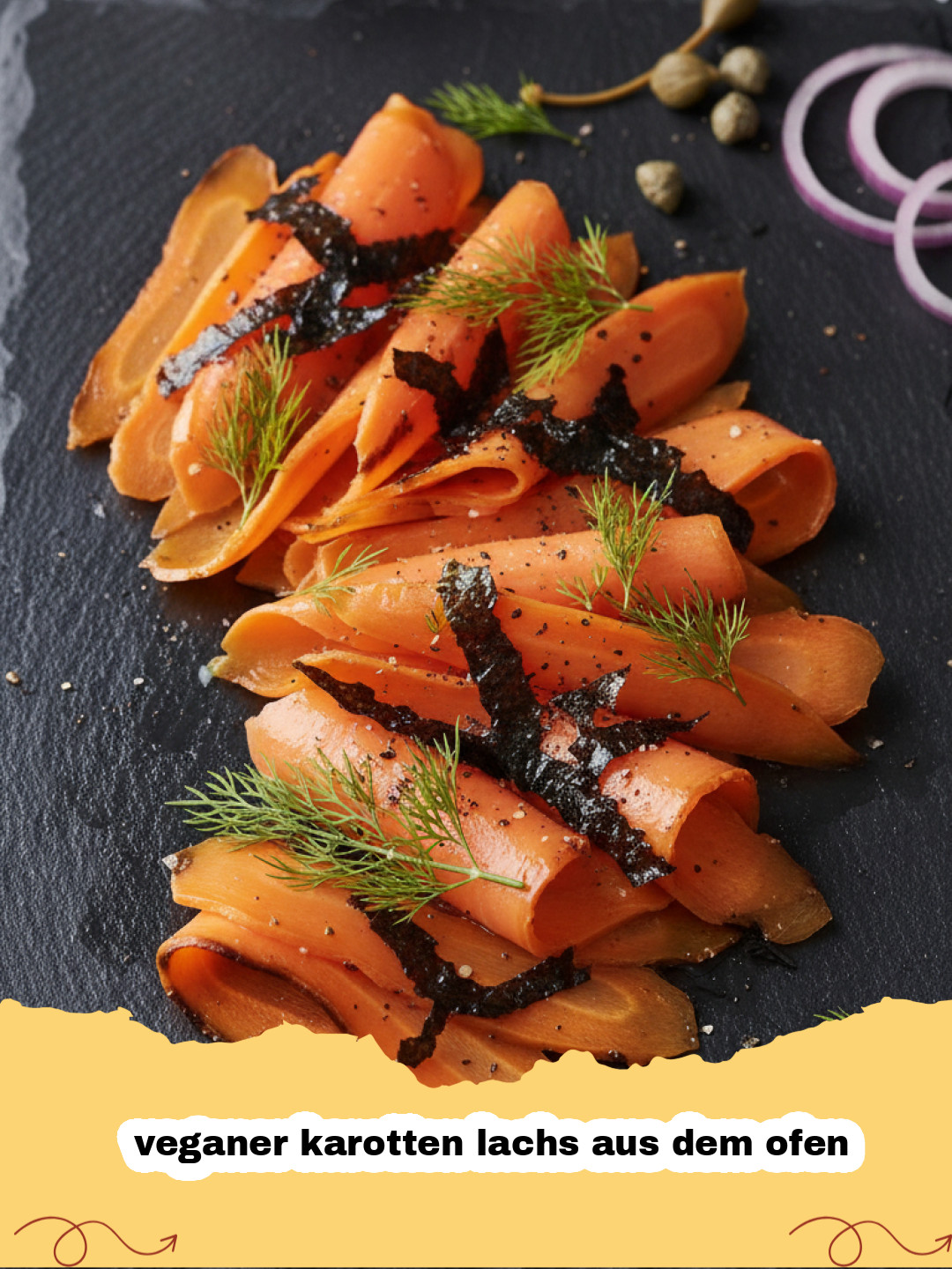 Veganer Karotten-Lachs aus dem Ofen – Die perfekte pflanzliche Fischalternative