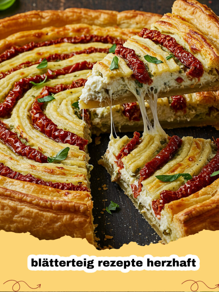 blätterteig rezepte herzhaft - Herzhafte Blätterteig-Teilchen mit Speck und Lauch frisch aus dem Ofen