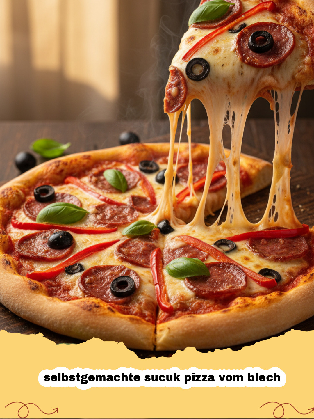 Der Ultimative Genuss: Deine Selbstgemachte Sucuk Pizza vom Blech