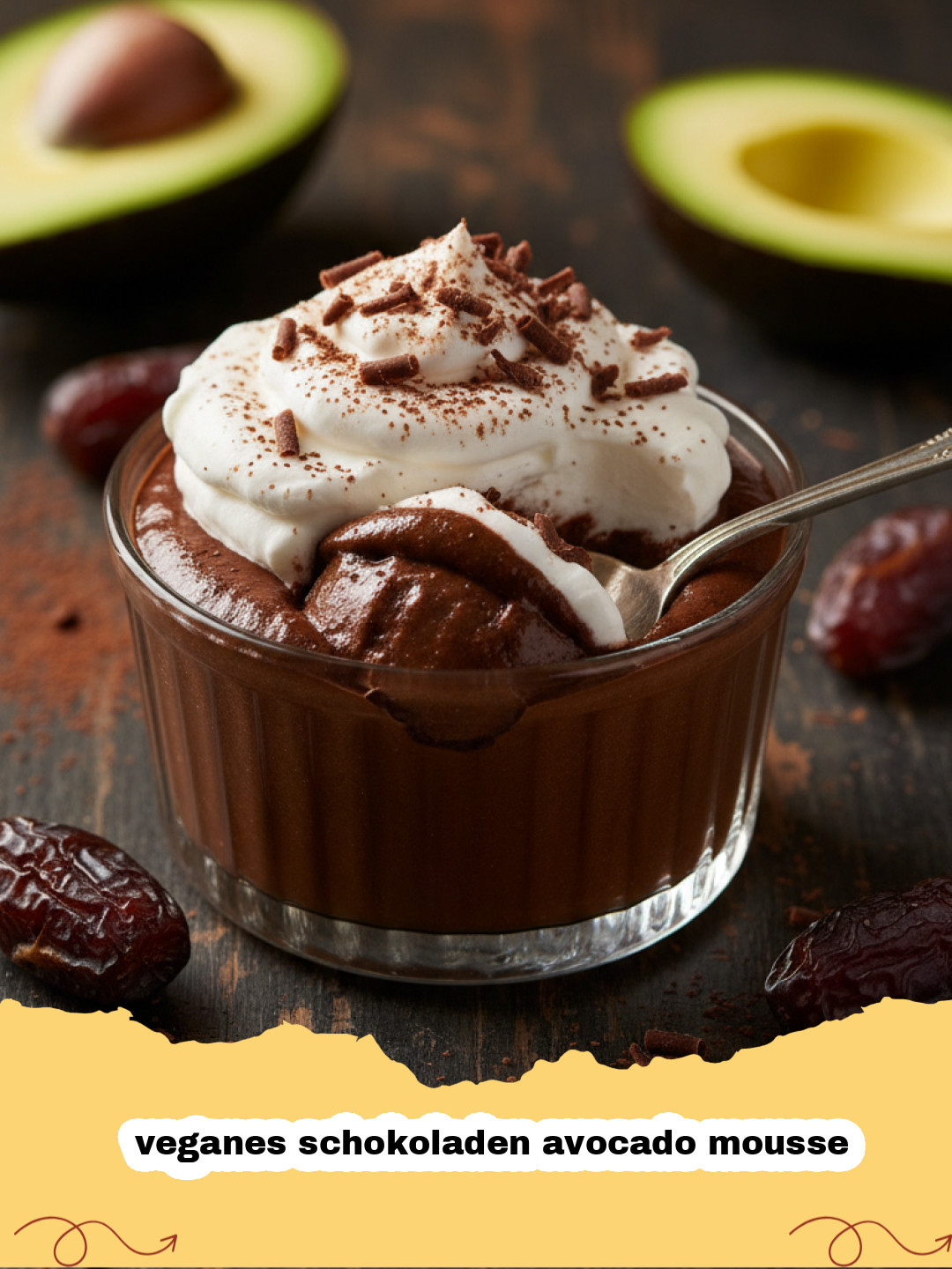 Schokolade trifft Avocado: Das Himmlische Veganes Schokoladen Avocado Mousse