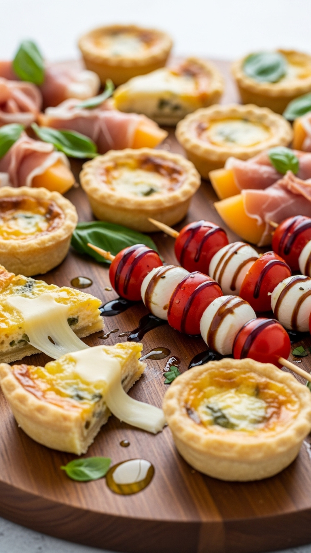 Klassische Mediterrane Bruschetta Preparation