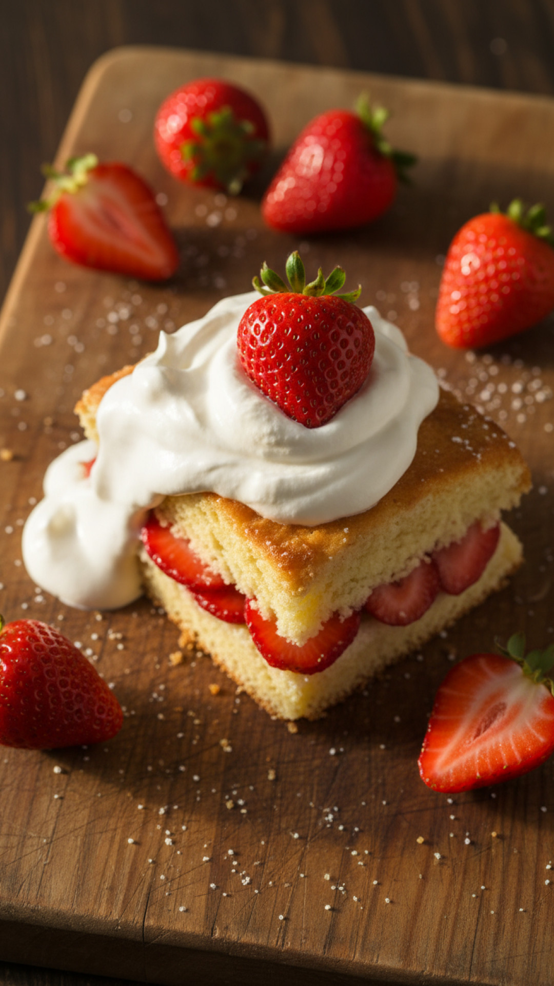 Klassischer Erdbeer-Traum mit Minze Preparation