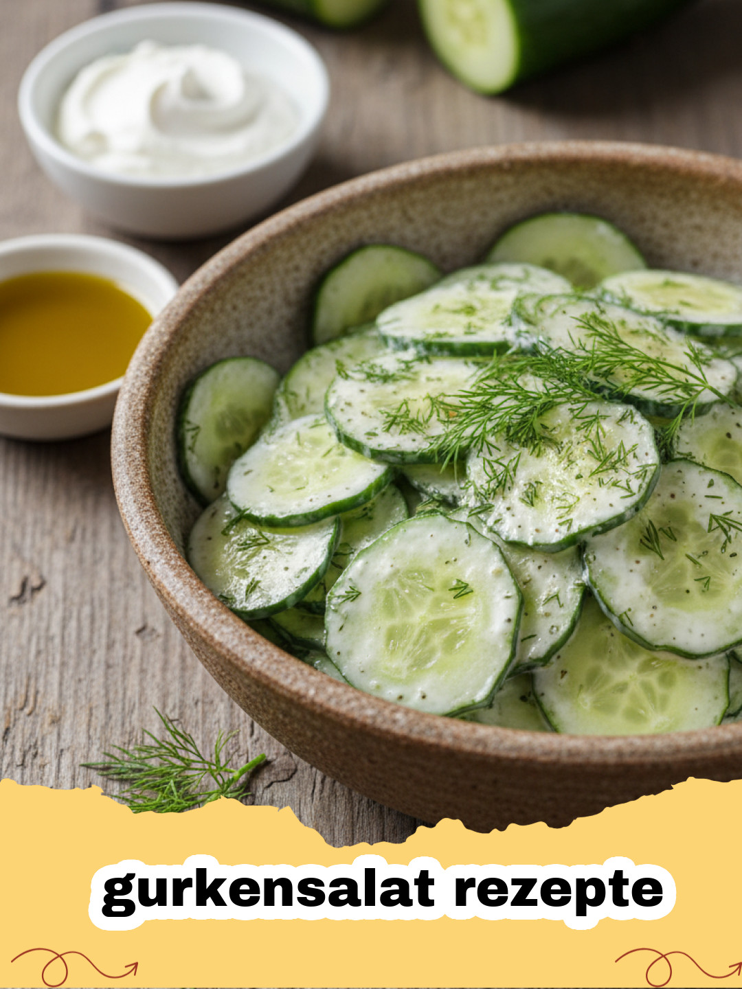 Der beste klassische Gurkensalat wie bei Oma – Erfrischend und Einfach